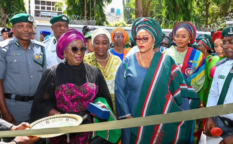  PRESIDENT DEPOWA ATTENDS THE COMMISSIONING CEREMONY OF CUSTOM OFFICERS’ WIVES ASSOCIATION SECRETARIAT ON 22 JAN 2024