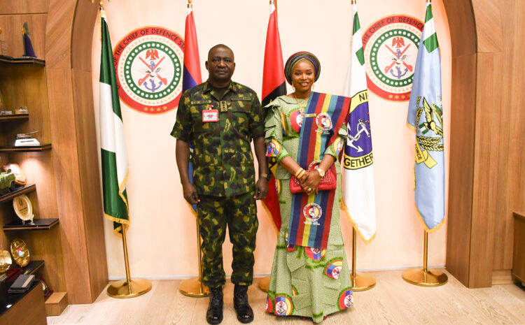  PRESIDENT DEPOWA PAYS MAIDEN VISIT TO THE CHIEF OF DEFENCE STAFF