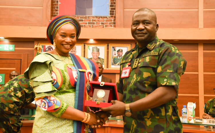  PRESIDENT DEPOWA PAYS COURTESY VISIT TO THE CHIEF OF ARMY STAFF