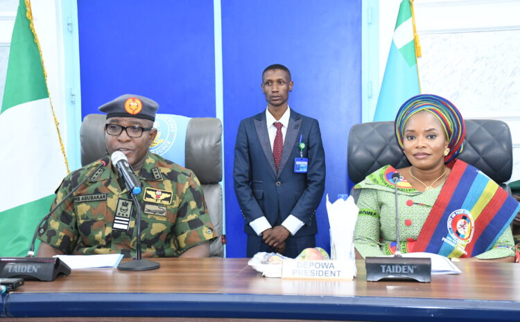  PRESIDENT DEPOWA PAYS COURTESY VISIT TO THE CHIEF OF THE AIR STAFF