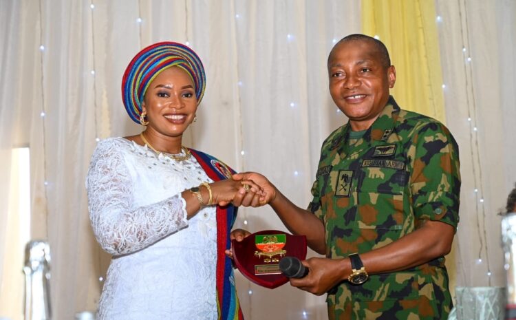  PRESIDENT DEPOWA HOSTS BARRISTER MRS VICKIE ANWULI IRABOR AT THE COMMISSIONING OF NIGERIAN DEFENCE ACADEMY HOSPITAL MATERNITY CENTRE, RIBADU CANTONMENT ON MONDAY 4TH MARCH 2024