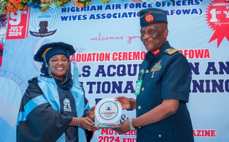  DEPOWA PRESIDENT ATTENDS GRADUATION CEREMONY OF NAFOWA SKILLS ACQUISITION AND VOCATIONAL TRAINING PROGRAMME.