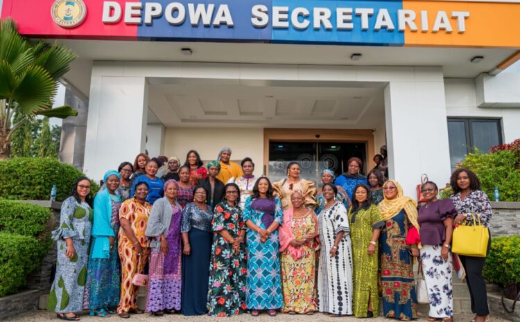  PRESIDENT DEPOWA HOLDS CRUCIAL MEETING WITH MILITARY WIDOWS ASSOCIATION (MIWA)