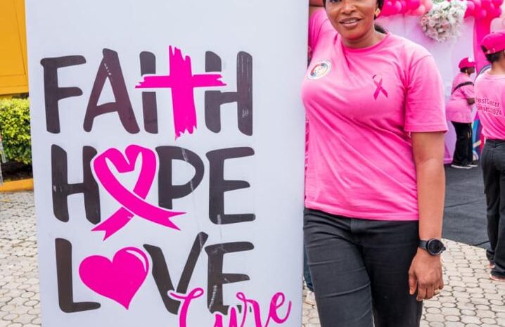  DEPOWA PRESIDENT HOLDS BREAST CANCER AWARENESS WALK TO MARK BREAST CANCER MONTH