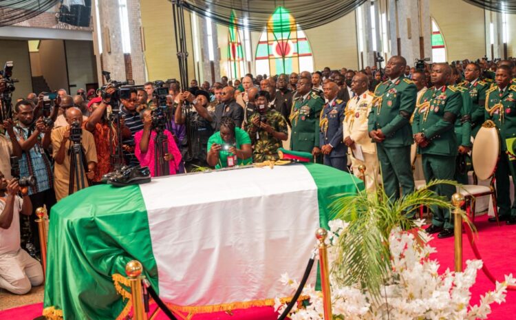  DEPOWA PRESIDENT AND MEMBERS ATTENDED THE FUNERAL SERVICE AND FINAL INTERNMENT OF LATE LIEUTENANT GENERAL TAOREED ABIODUN LAGBAJA, THE 23RD CHIEF OF ARMY STAFF, ON FRIDAY 15TH NOVEMBER, 2024.