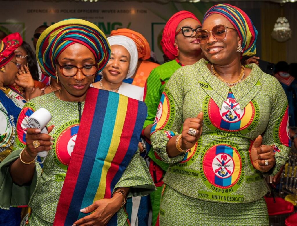 MRS MERNAN FEMI OLUYEDE TAKES OVER LEADERSHIP OF DEPOWA AS THE 16TH PRESIDENT FROM MRS OGHOGHO GWABIN MUSA